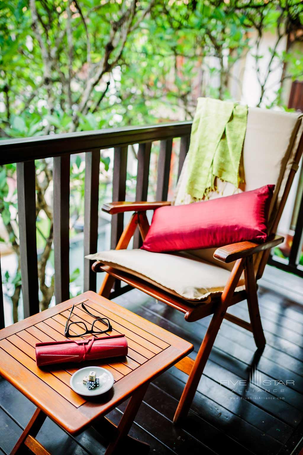 Suite Balcony at Anantara Angkor Resort and Spa, Siem Reap, Cambodia