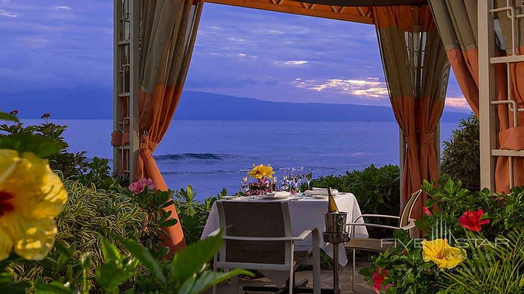 Ocean Side Cabana Dining at Hyatt Regency Maui Resort And Spa, Kaanapali, HI