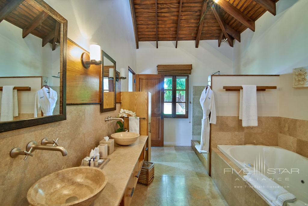 Treefrog Master Bath at Calabash Luxury Boutique Hotel, Saint Georges, Grenada