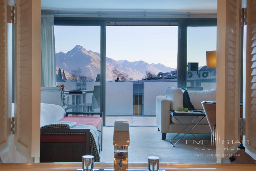 Guest Room Views at The Spire Hotel, Queenstown, New Zealand