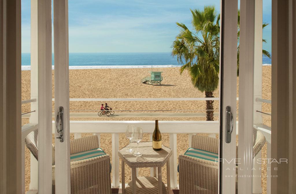 Guest Room Balcony with Beach Views at Shutters On The Beach, Santa Monica, CA