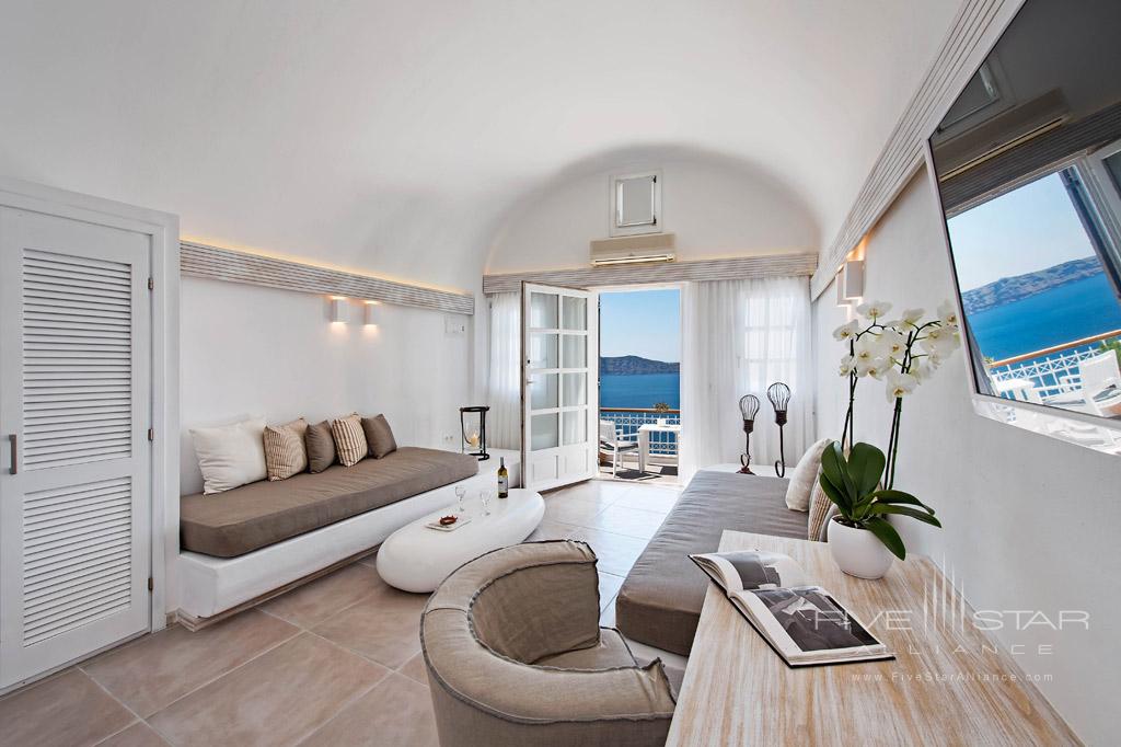 Guest Lounge at Athina Luxury Suites, Greece