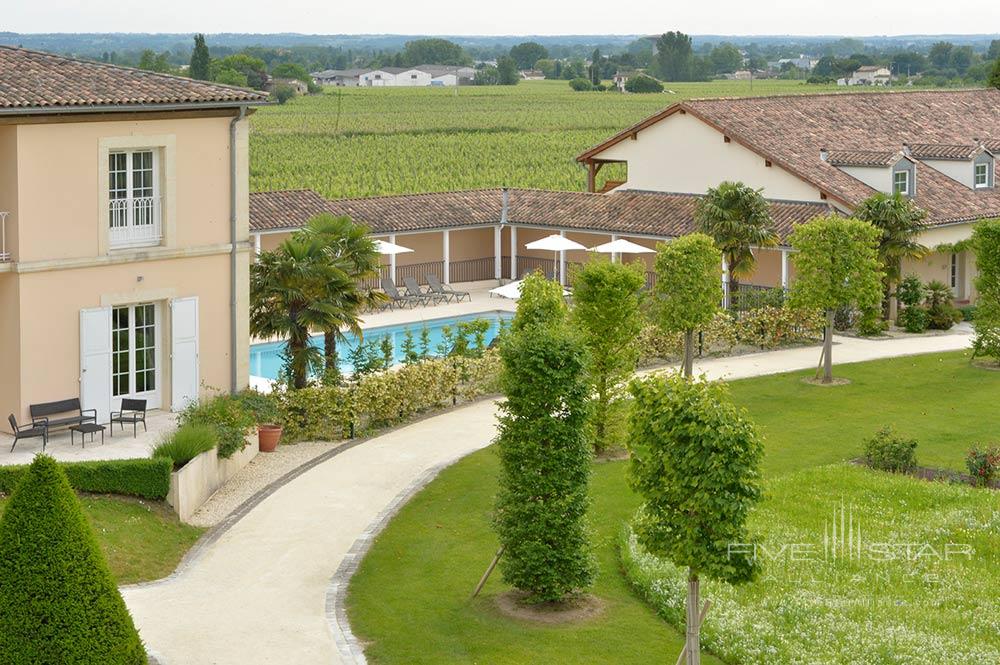 Vineyards House at Hotel Chateau Grand Barrail Saint Emilion, France