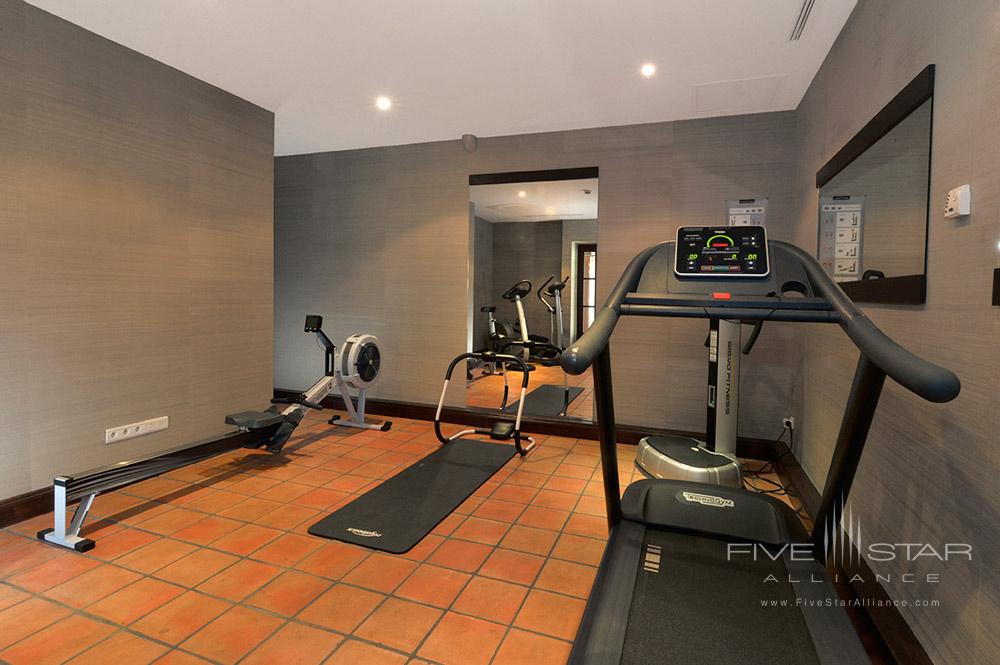 Fitness Room at Hotel Chateau Grand Barrail Saint Emilion, France