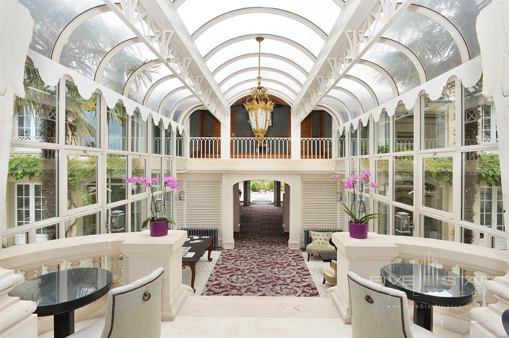 Lobby at Hotel Chateau Grand Barrail Saint Emilion, France