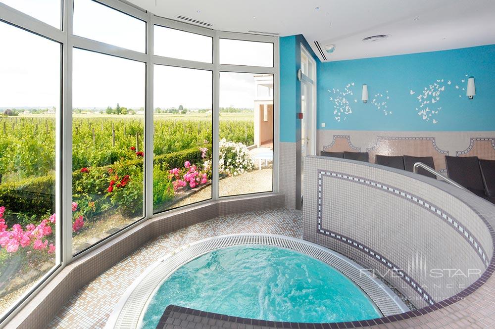 Jacuzzi at Hotel Chateau Grand Barrail Saint Emilion, France