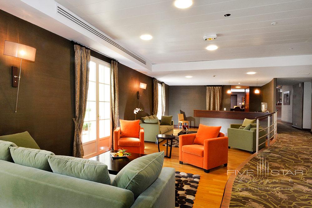 Spa Lounge at Hotel Chateau Grand Barrail Saint Emilion, France
