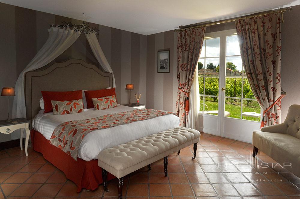Vineyards House Deluxe Room at Hotel Chateau Grand Barrail Saint Emilion, France