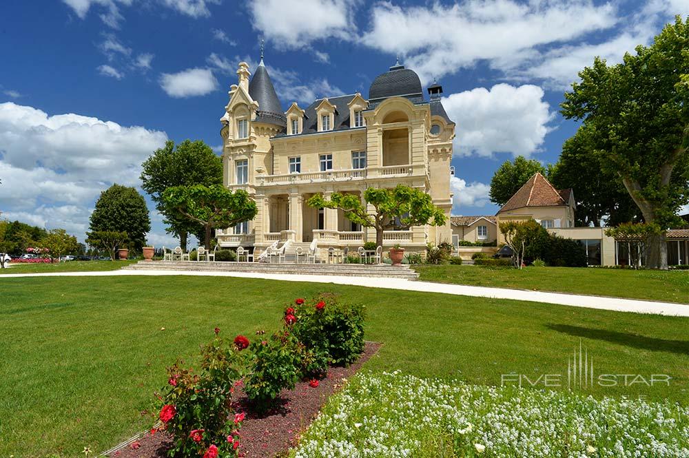 Garden View at Hotel Chateau Grand Barrail Saint Emilion, France