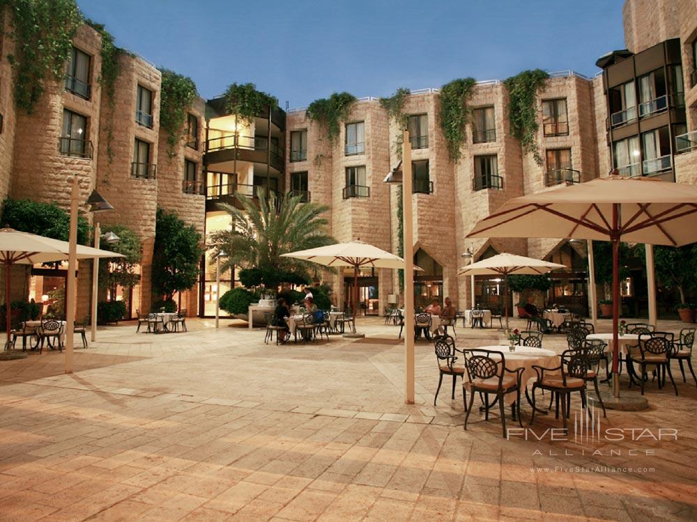 Courtyard at Inbal Jerusalem