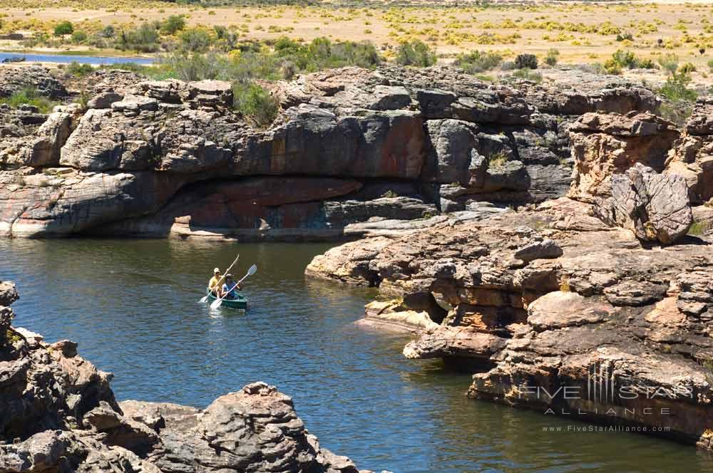 Canoeing at Bushmans Kloof Wilderness Reserve