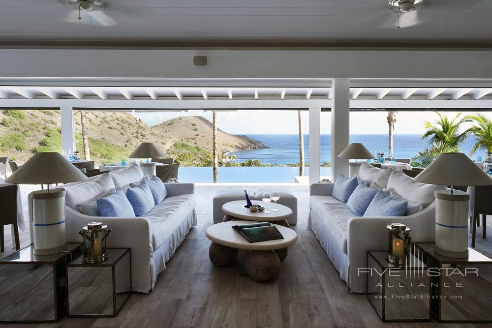 Water View Lounge at Hotel Le Toiny, St Barthelemy