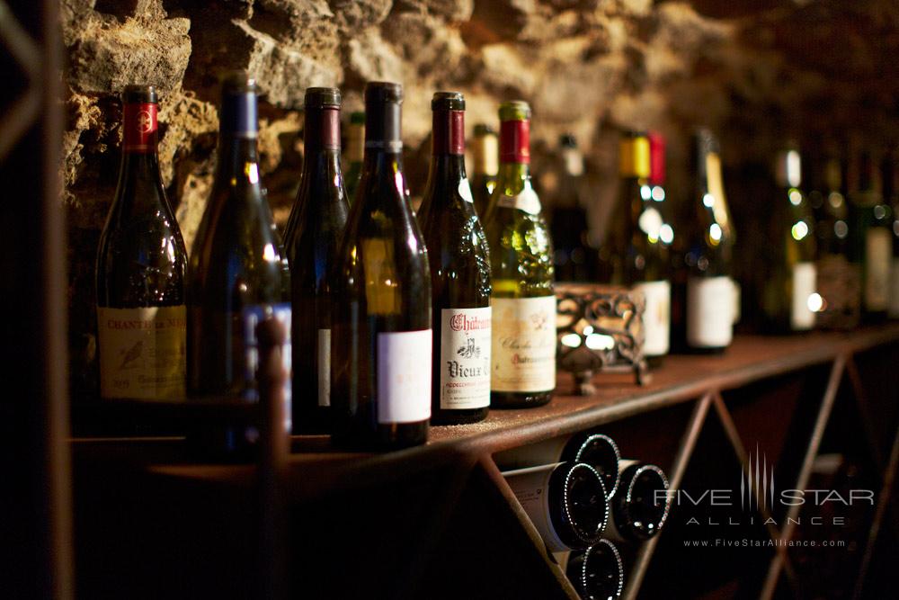 Various Wine Choices at Hotel Crillon Le Brave