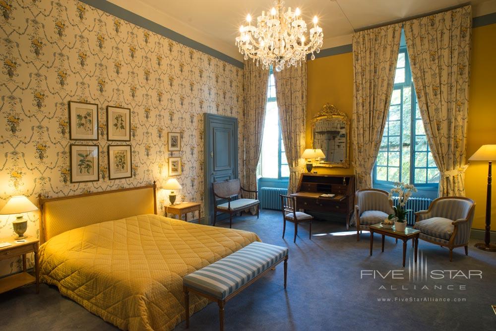 Guestroom at Chateau De Noirieux, France