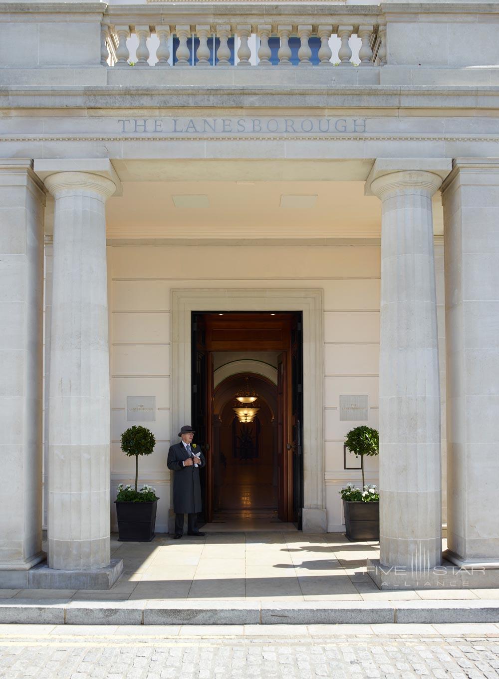 Entrance to The Lanesborough, London, UK