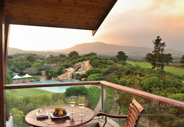 Guest Room Balcony at Arabella Hotel and Spa CApe Town, South Africa