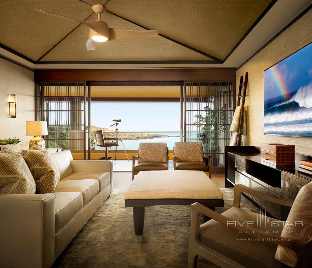Suite Lounge at Four Seasons Resort Lanai, Lanai, HI