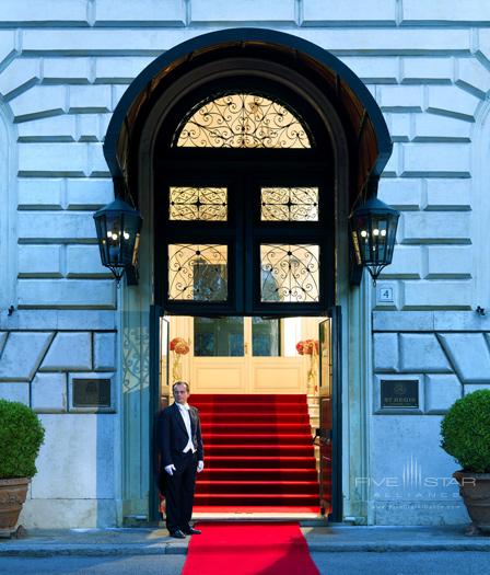 The St Regis Grand Rome Diplomatic Entrance