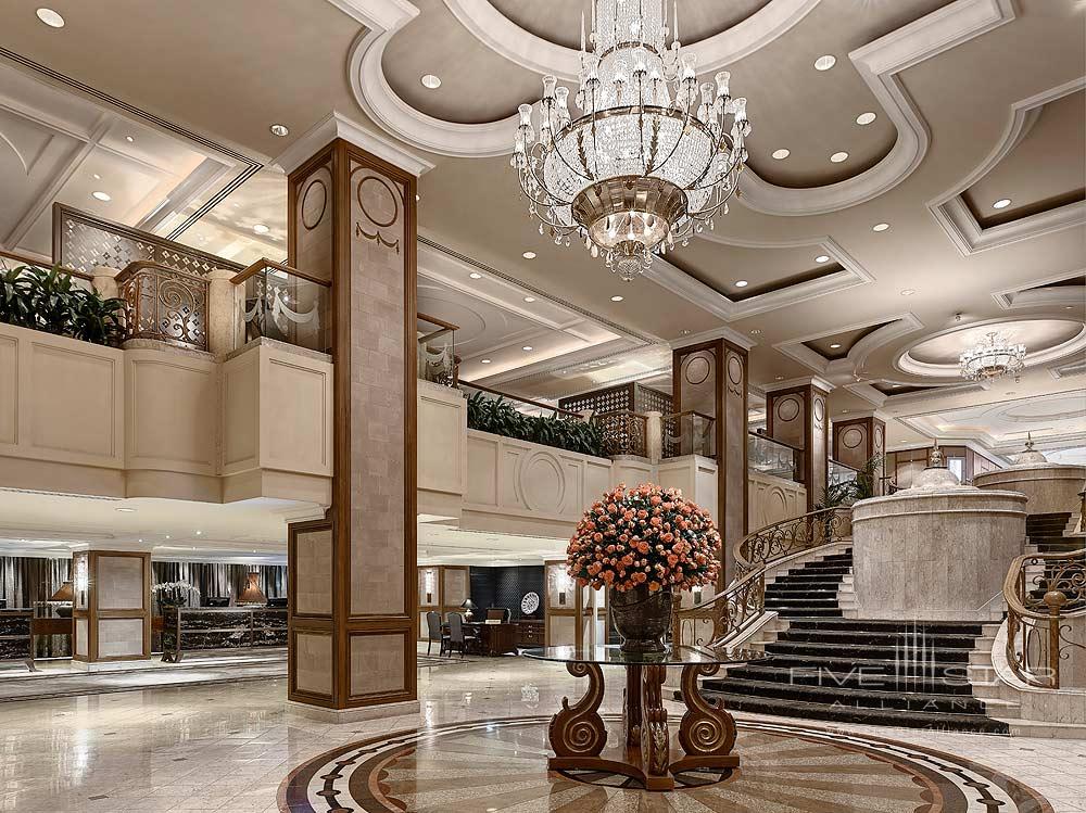 The Lobby Area At The Langham Hotel Melbourne.