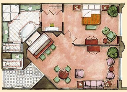 Prima Suites Floorplan at The Venetian Las Vegas