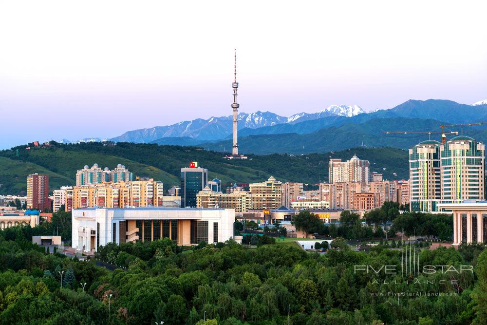 View ofThe InterContinental Almaty, Kazakhstan