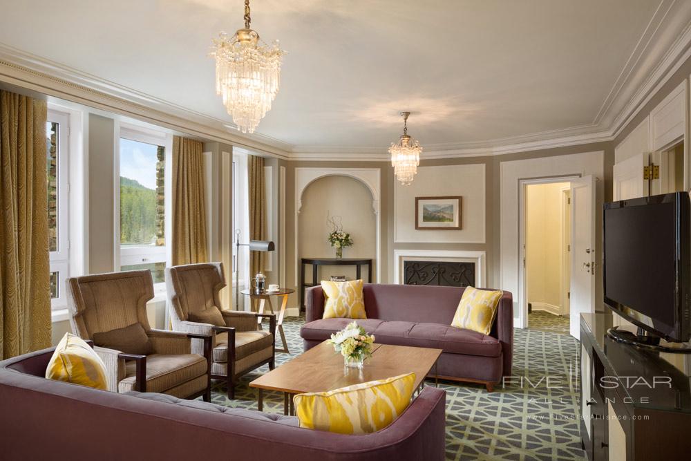 Suite Living Room at Fairmont Banff Springs, Banff, Canada