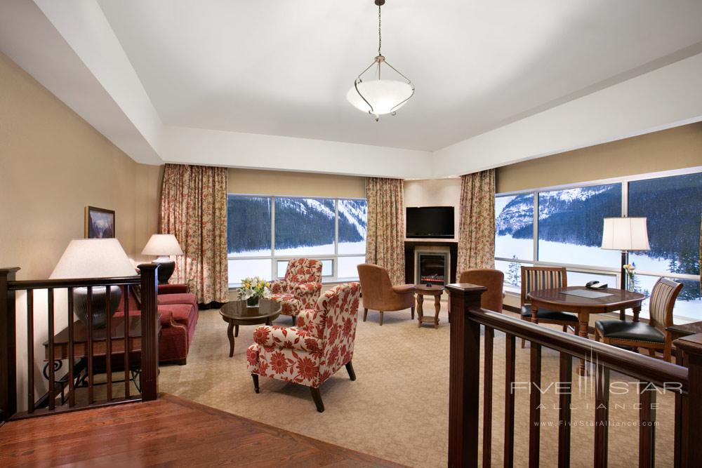 Suite Lounge at Fairmont Chateau Lake Louise, Canada