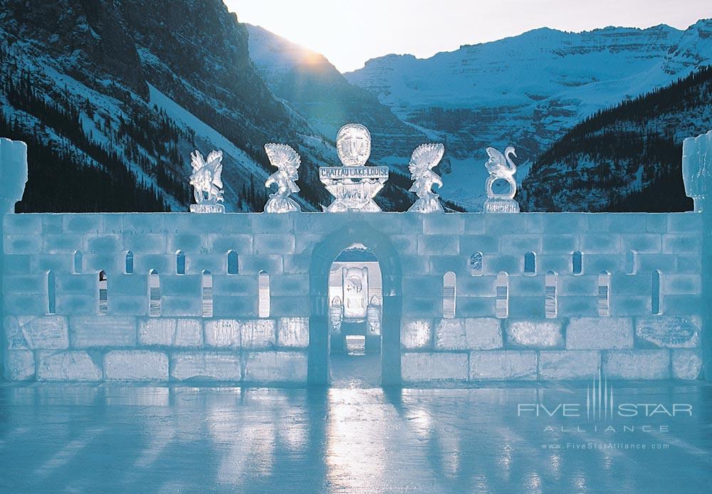 Ice Sculptures at Fairmont Chateau Lake Louise, Canada