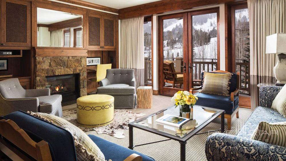 Suite Lounge at Four Seasons Jackson Hole, WY