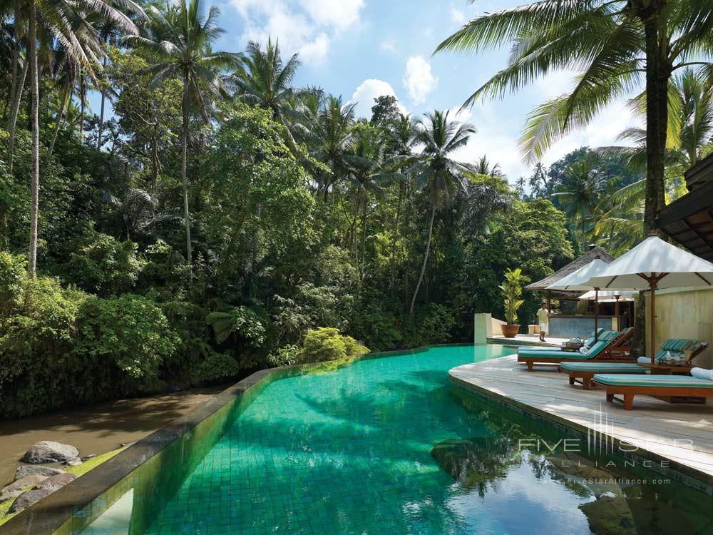Pool of Four Seasons Sayan Bali, Indonesia