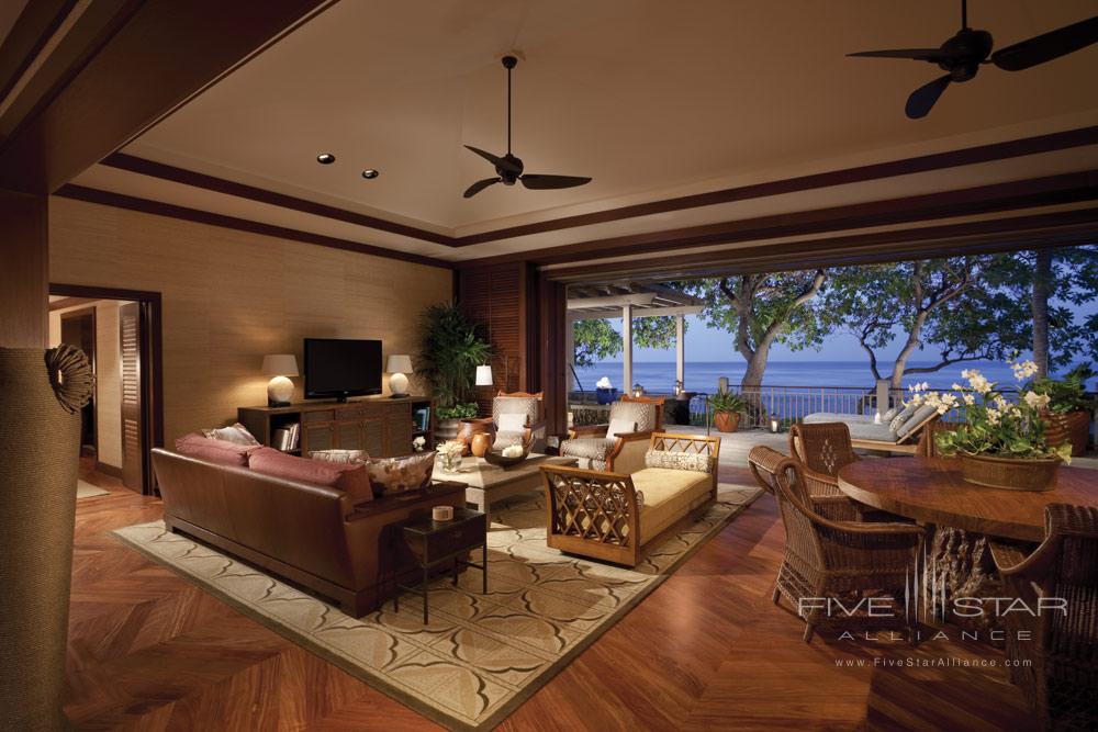 Suite Living Area at Four Seasons Hualalai Kona, Hawaii, United States