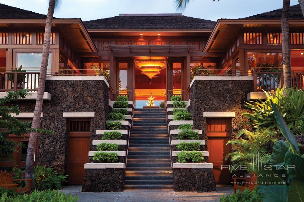 Entrance of Four Seasons Hualalai Kona, Hawaii, United States