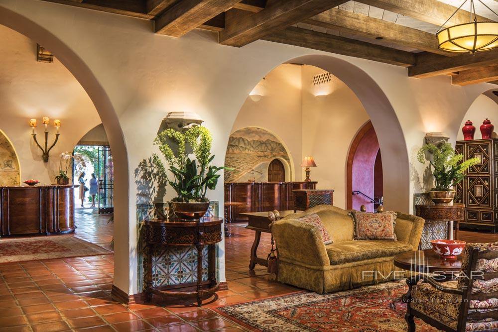 Lobby at Four Seasons Santa Barbara Biltmore