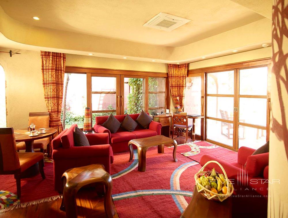 Suite Lounge at Amboseli Serena Safari Lodge, Amboseli, Kenya