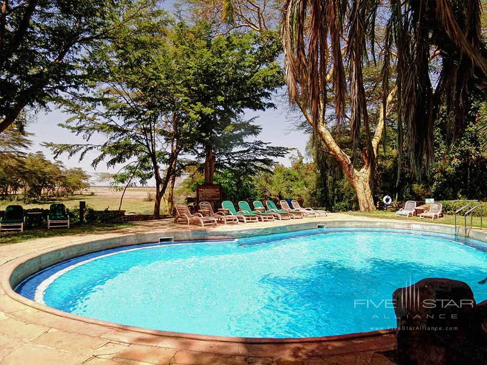 Swimming Pool at Amboseli Serena Safari Lodge, Amboseli, Kenya
