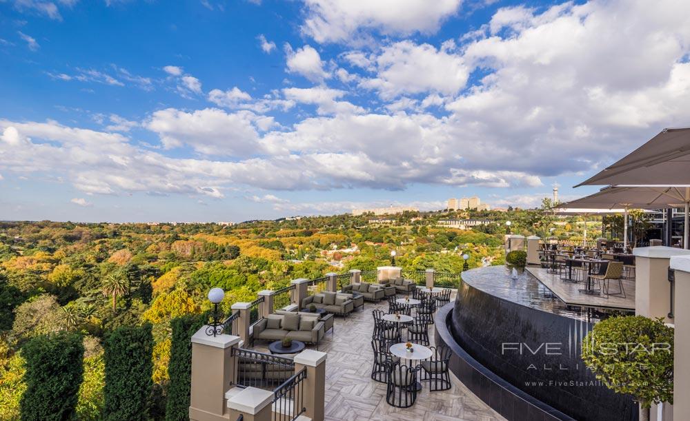 View from Four Seasons Hotel Westcliff, Johannesburg, South Africa