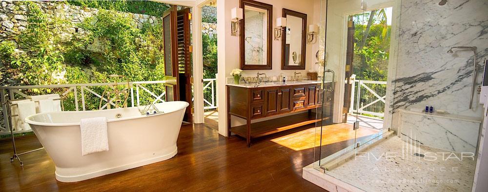 Villa Guest Bath at Round Hill Hotel And Villas Montego Bay, Jamaica