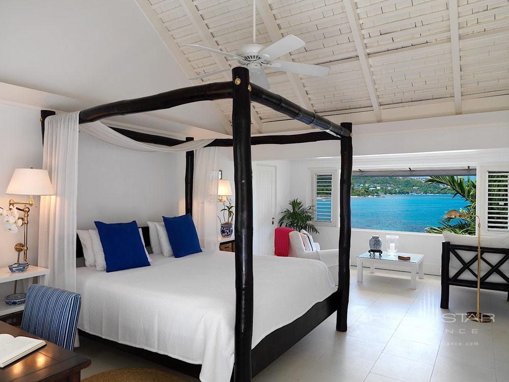 Ocean Front Guest Room at Round Hill Hotel And Villas Montego Bay, Jamaica