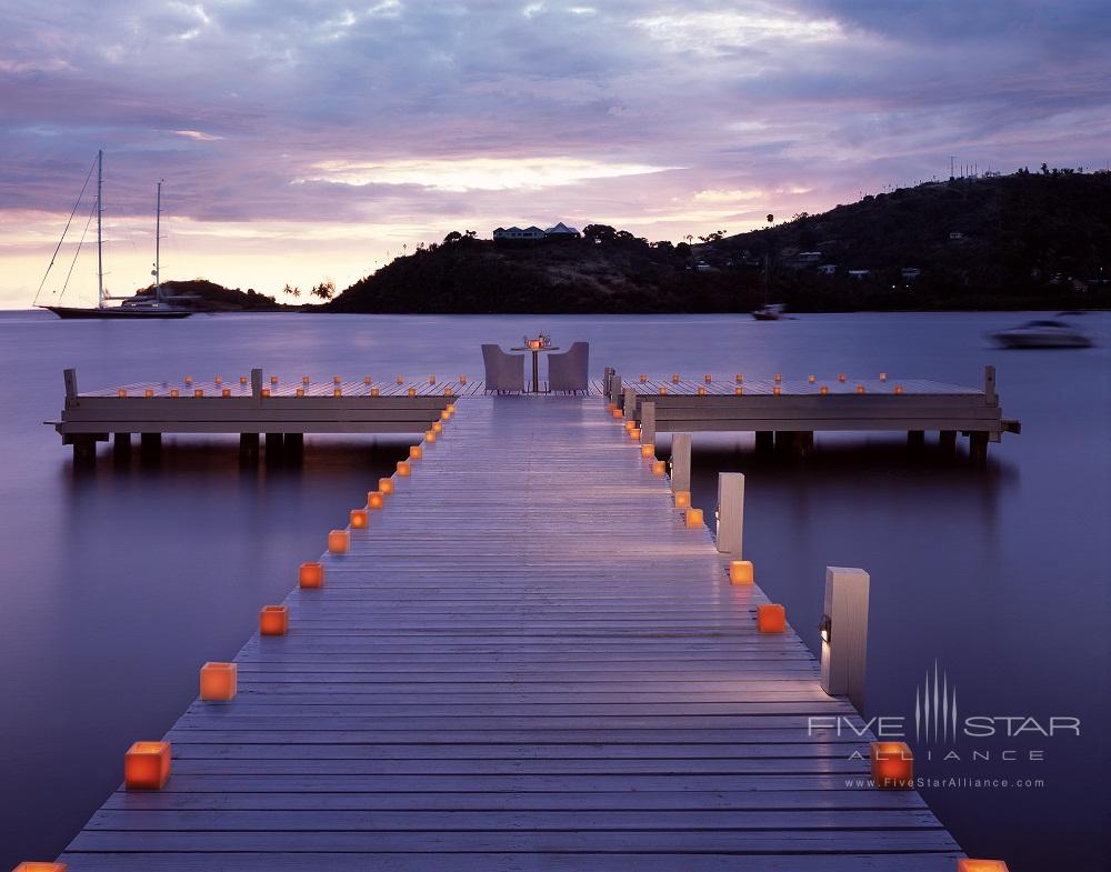 Private dining at Carlisle Bay