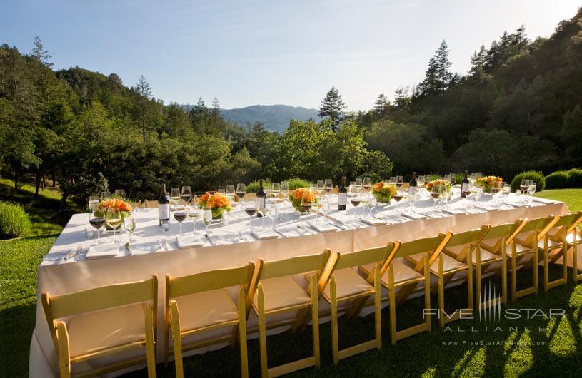 Reception Area at The Calistoga Ranch