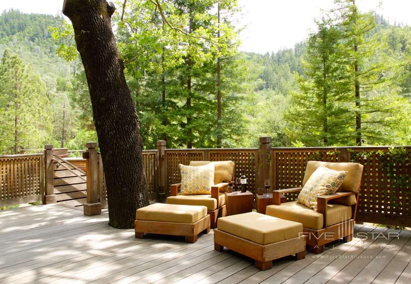 Bay Forest Lodge with Spa Patio at The Calistoga Ranch