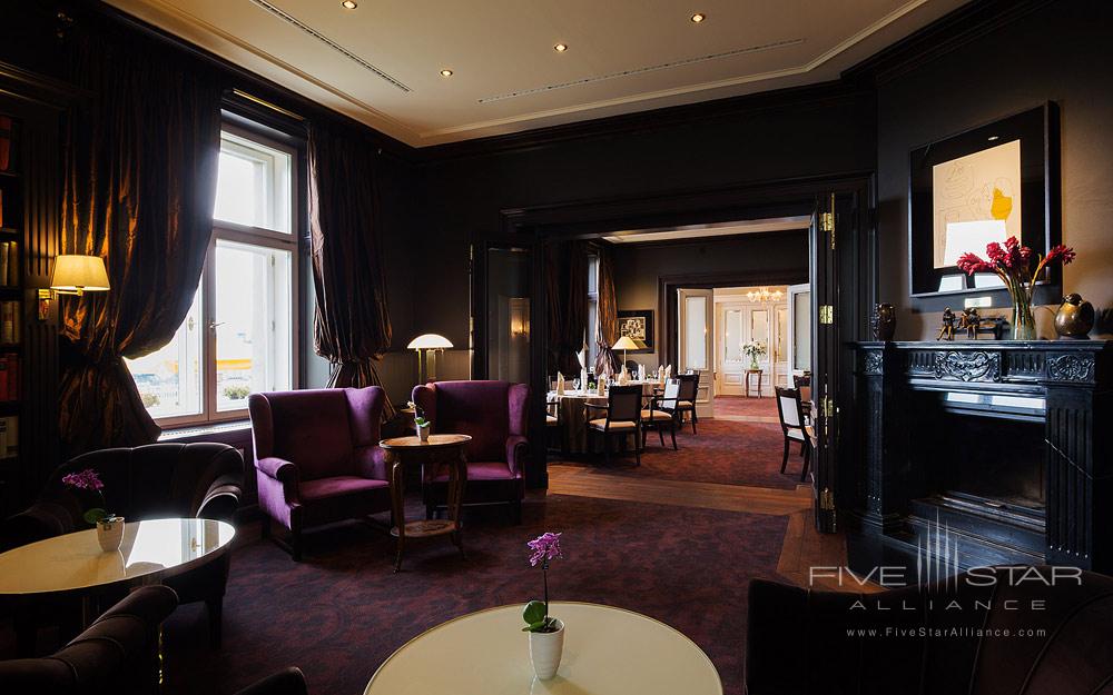 Suite Sitting Area at Le Palais Art Hotel Prague