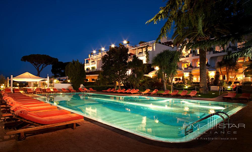 Exterior Pool View at Capri Palace Resort and Spa, Italy