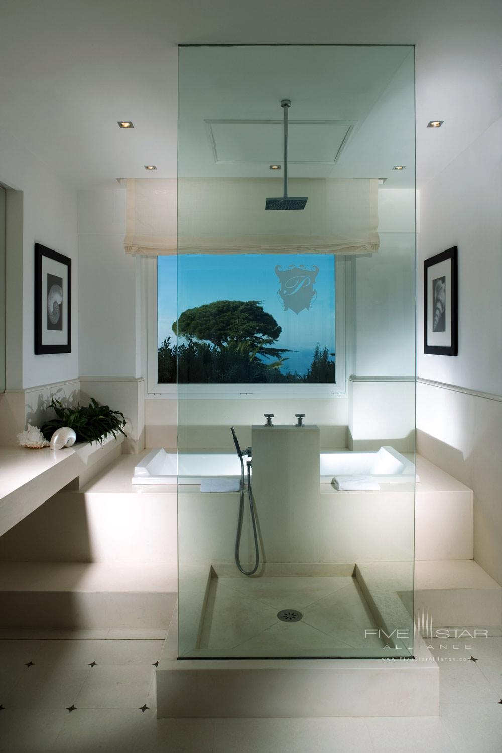 Mondrian Art Suite Guest Bath at Capri Palace Resort and Spa, Italy