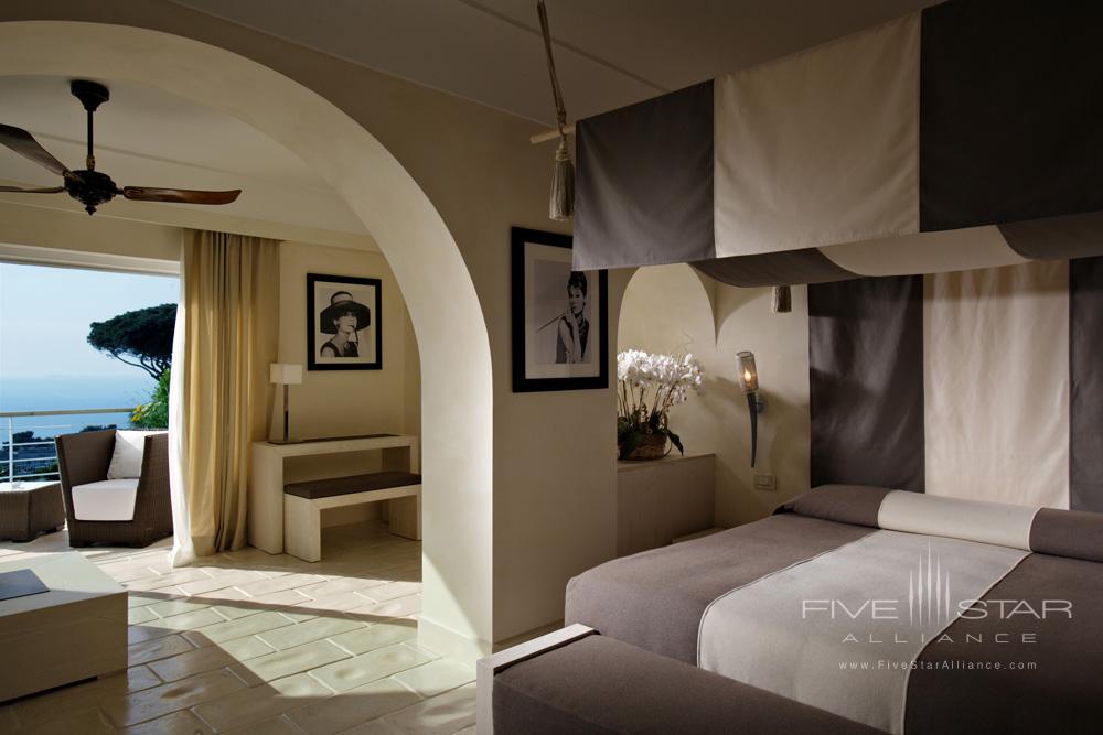 Hepburn Deluxe Junior Suite at Capri Palace Resort and Spa, Italy