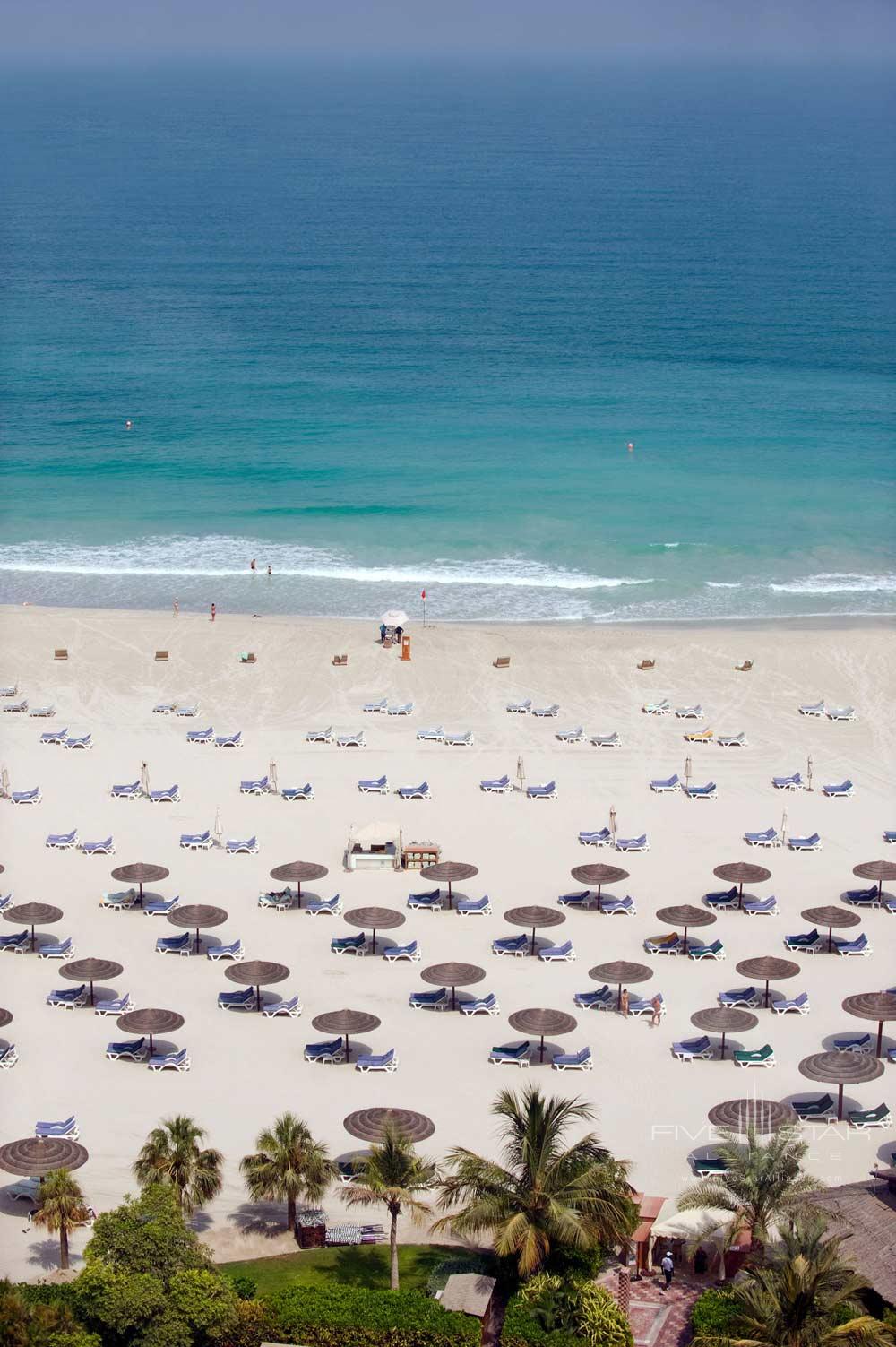Private Beach at Jumeirah Beach Hotel, Dubai, United Arab Emirates