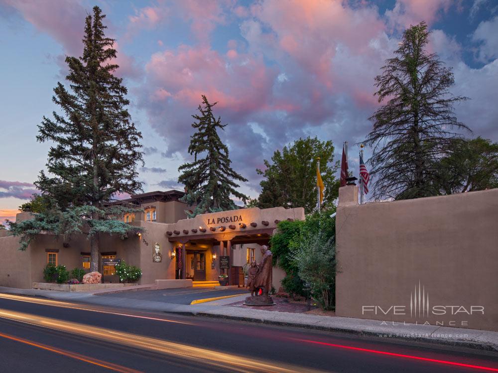 Hotel Exterior of Double La Posada De Santa Fe Resort and Spa, Santa Fe, NM