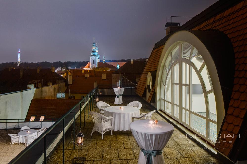 Terrace Lounge at Hotel Savoy Prague