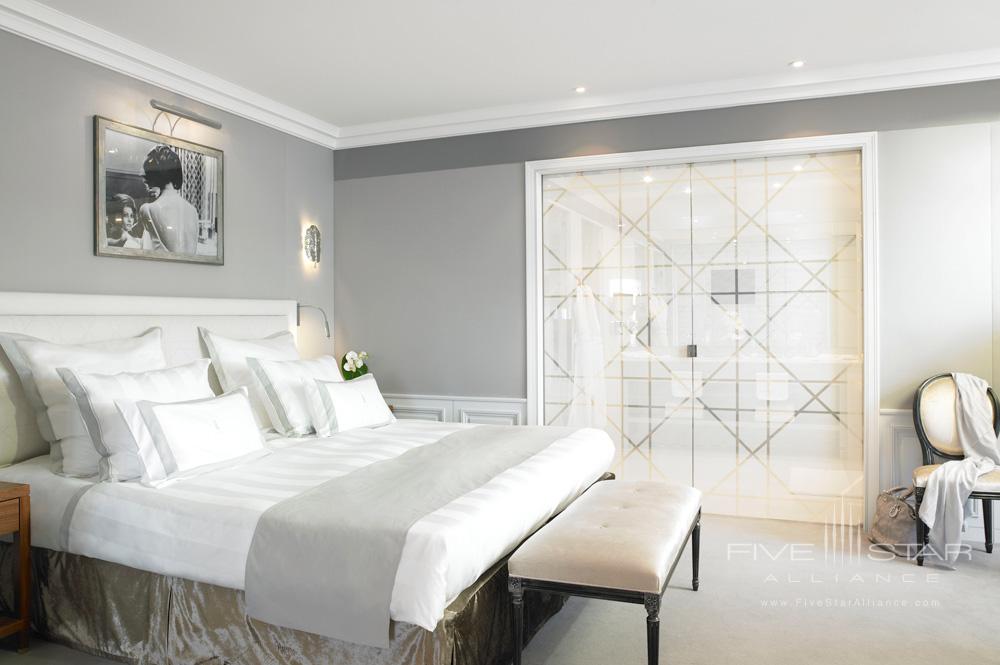 Guestroom at Hotel Barriere Le Majestic Cannes, France
