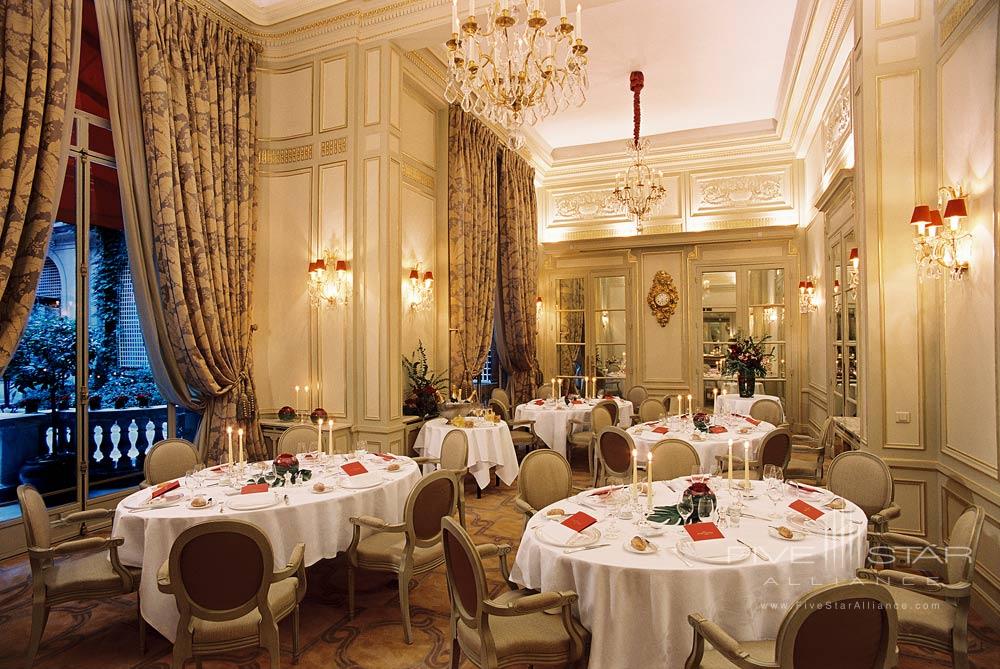 The Marie Antoinette Room at the Hotel Plaza Athenee Paris